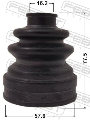 Bellow, drive shaft 0317-121