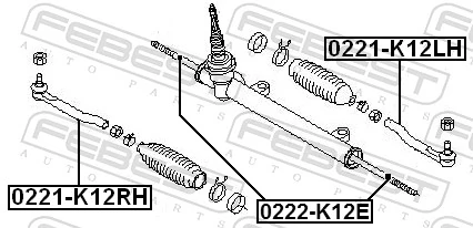 Tie Rod End 0221-K12RH