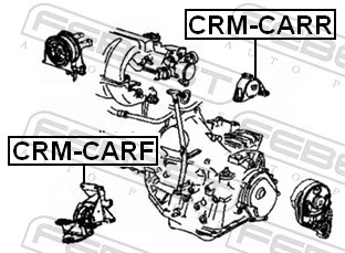 Mounting, engine CRM-CARR