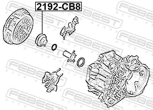Bearing, clutch lever 2192-CB8