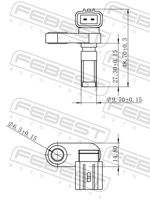 Sensor, wheel speed 01606-002