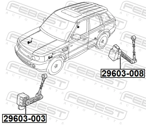 Sensor, headlight levelling 29603-003