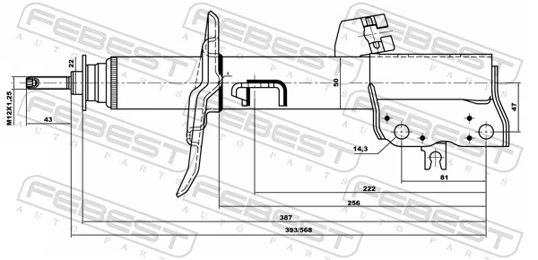 Shock Absorber 02660801FR