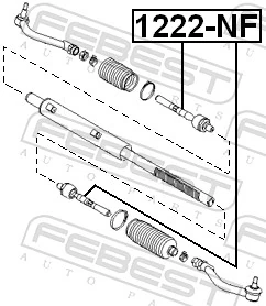 Inner Tie Rod 1222-NF