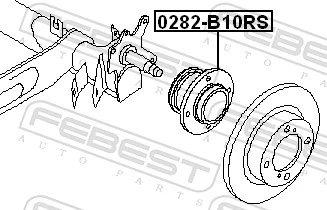 Wheel Hub 0282-B10RS
