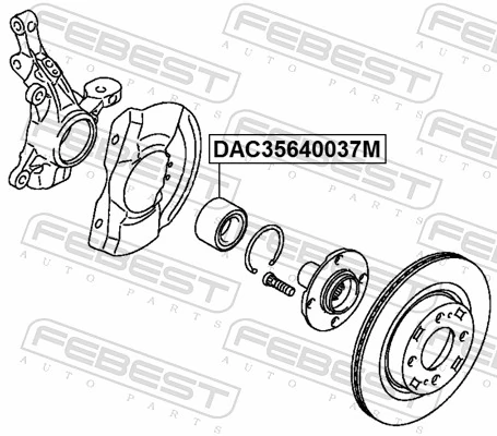 Wheel Bearing DAC35640037M