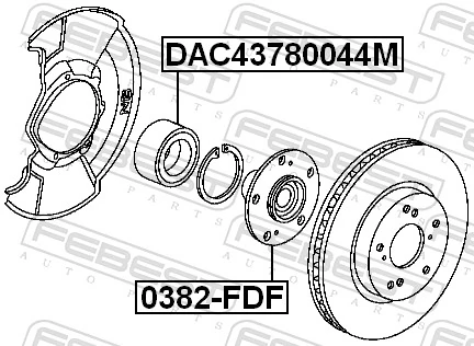 Wheel Bearing DAC43780044M
