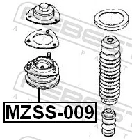 FEBEST MZSS-009 Suspension Strut Support Mount
