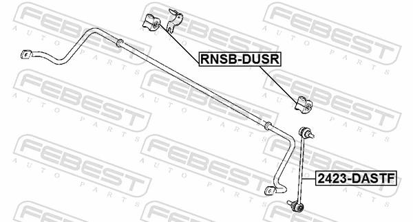 Mounting, stabiliser bar RNSB-DUSR