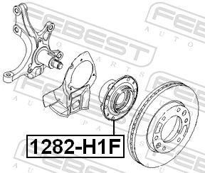 Wheel Hub 1282-H1F