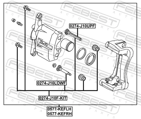 Brake Caliper 0577-KEFRH