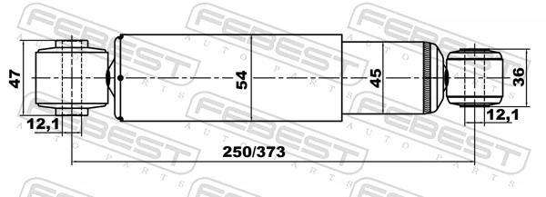 FEBEST 12650901R Shock Absorber