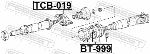 Bellow, drive shaft BT-999