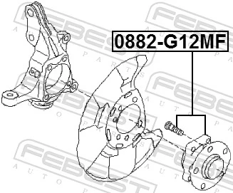 Wheel Hub 0882-G12MF