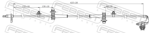 Sensor, wheel speed 03606-010