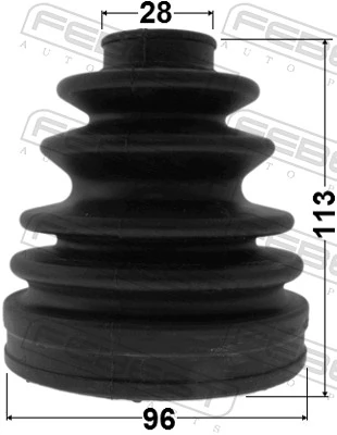 Bellow Kit, drive shaft 0115-KLH18