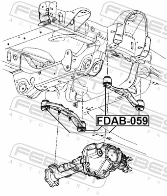 FEBEST FDAB-059 Mounting, differential