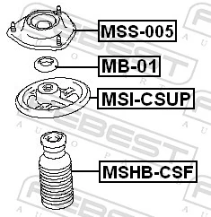 Spring Seat MSI-CSUP