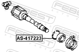 Bearing, drive shaft AS-417223