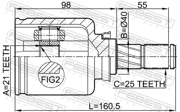 Joint Kit, drive shaft 0211-E11AT