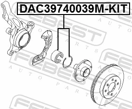 Wheel Bearing Kit DAC39740039M-KIT