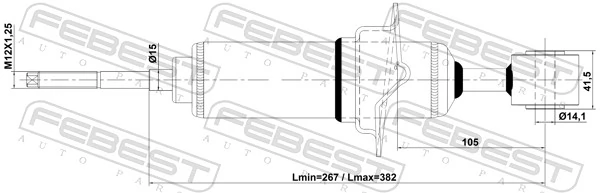 Shock Absorber 02110-017F