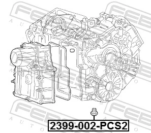 Screw Plug, oil sump 2399-002-PCS2