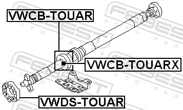 Joint, propshaft VWDS-TOUAR
