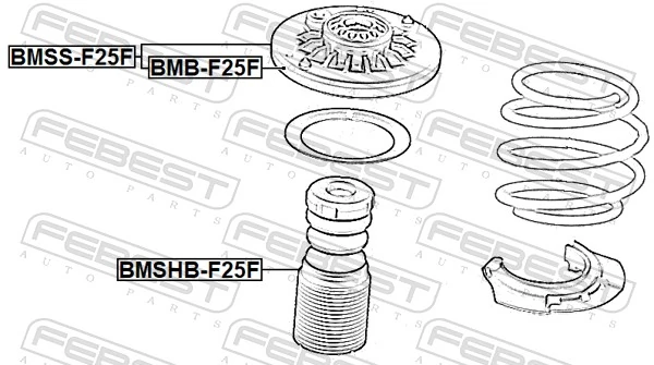 Suspension Strut Support Mount BMSS-F25F