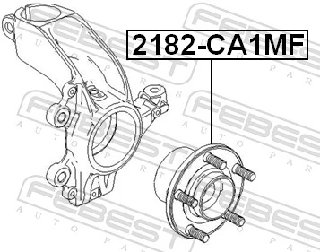 Wheel Hub 2182-CA1MF