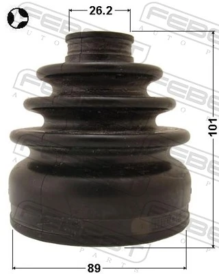Bellow, drive shaft 0515-CX7T