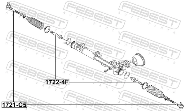 Inner Tie Rod 1722-4F
