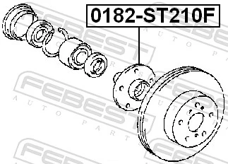 Wheel Hub 0182-ST210F
