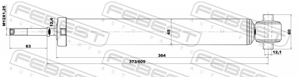 Shock Absorber 01650964R