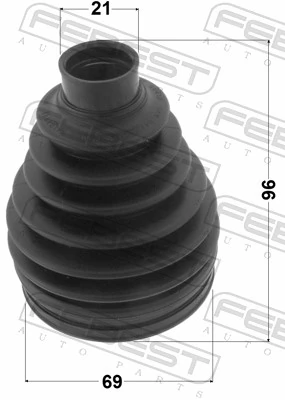 Bellow, drive shaft 0517P-DY3