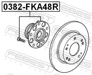 FEBEST 0382-FKA48R Wheel Hub