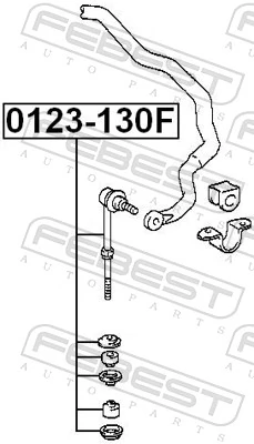 Link/Coupling Rod, stabiliser bar 0123-130F