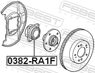 Wheel Hub 0382-RA1F
