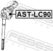 Joint, steering shaft AST-LC90