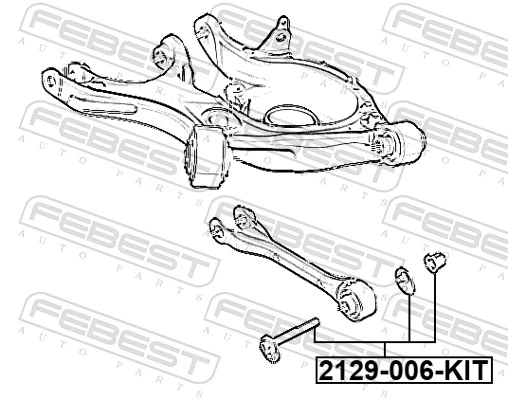 FEBEST 2129-006-KIT Camber Correction Screw