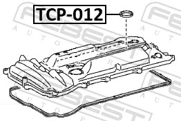 FEBEST TCP-012 Seal Ring, spark plug shaft