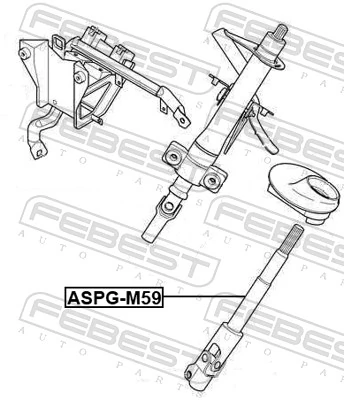 Steering Shaft ASPG-M59