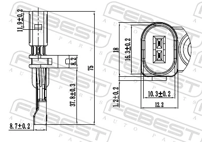 Sensor, wheel speed 23606-016