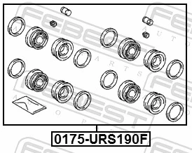 Repair Kit, brake caliper 0175-URS190F