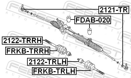 Inner Tie Rod 2122-TRLH