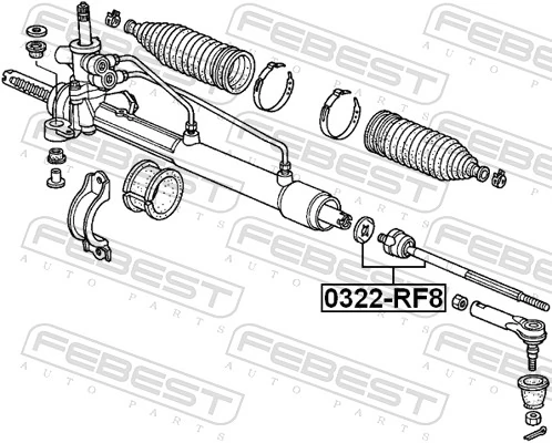 FEBEST 0322-RF8 Inner Tie Rod