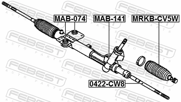 Inner Tie Rod 0422-CW8
