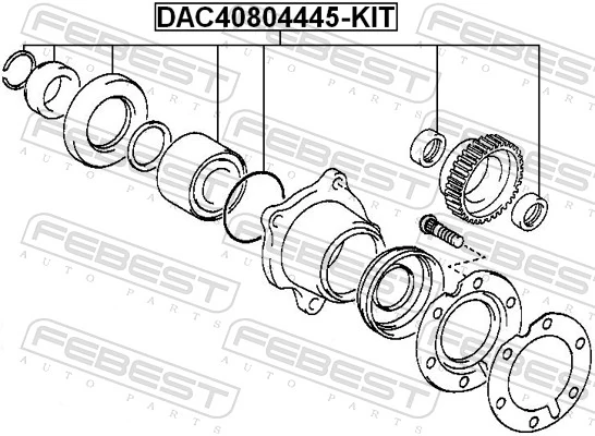 Wheel Bearing Kit DAC40804445-KIT