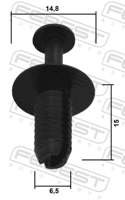 Clip, trim/protection strip 88570-182