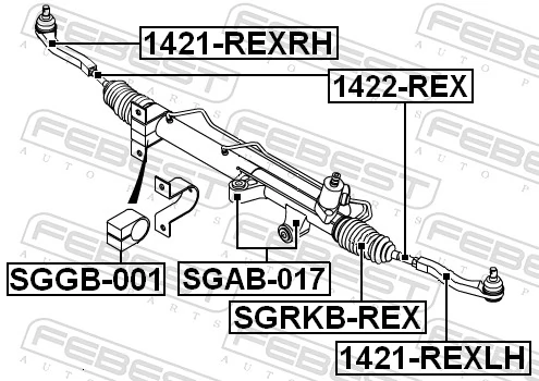 Tie Rod End 1421-REXLH